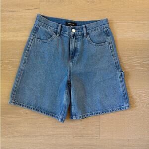 White Fox Denim Shorts Size XS Blue